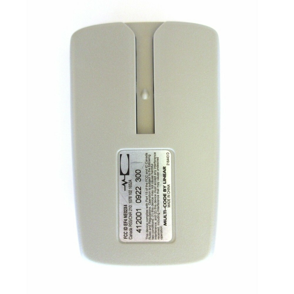 Multi-Code 4120 412001 Gate Garage Door Opener 300MHz 10 DIP Code Remote Control