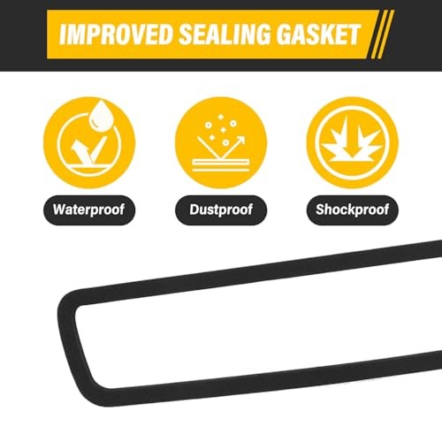3rd Third Brake Light High Mount Stop Light Gasket Seal, Compatible with Dodge