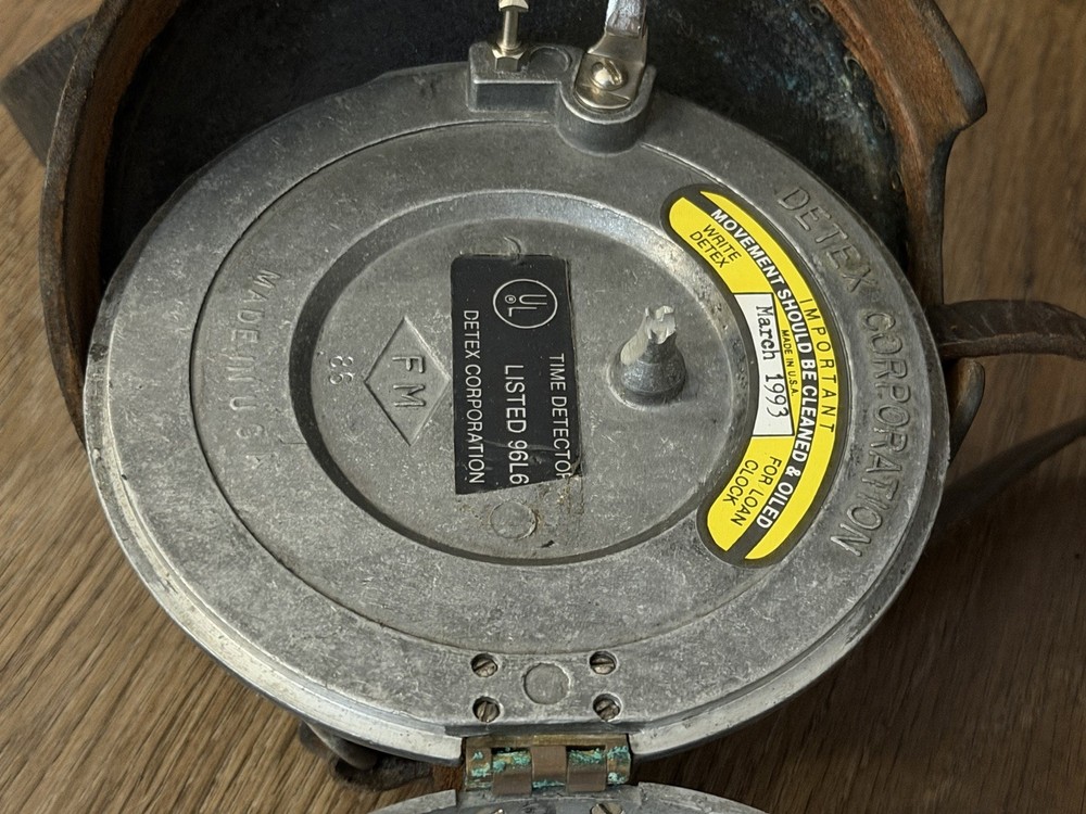 Refurbished Detex Watchman Clock