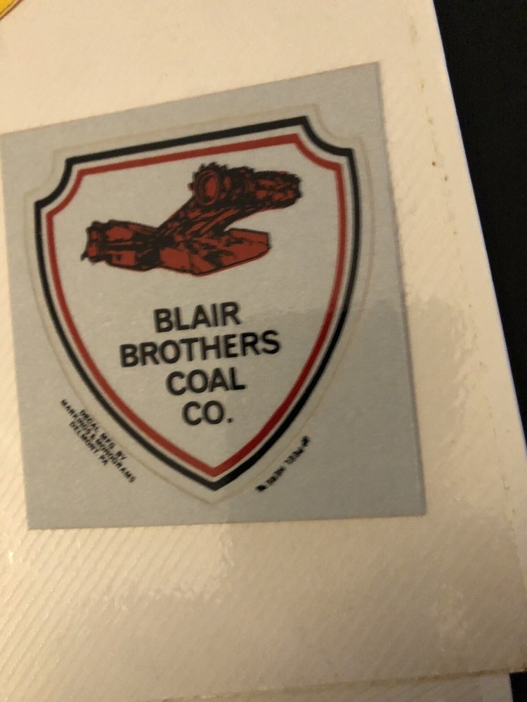 coal mining stickers nice older  Coal Company