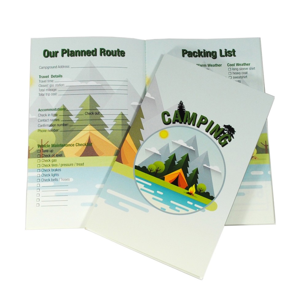 Camping Planner and Scrapbook, 5 Trips, 20 Page Protectors