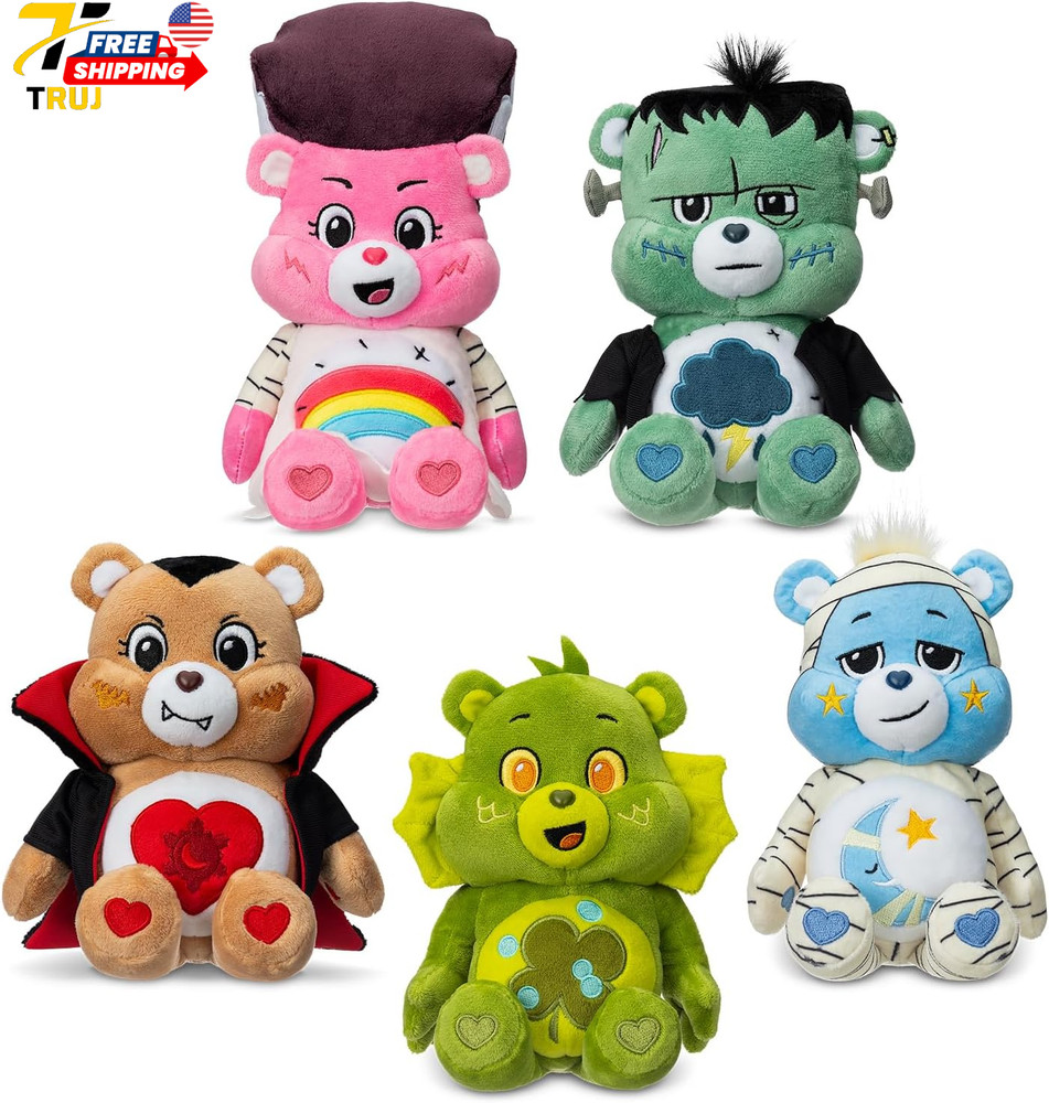 Care Bears Universal Monsters 9" Fun Size Plush Grumpy Bear as Frankenstein