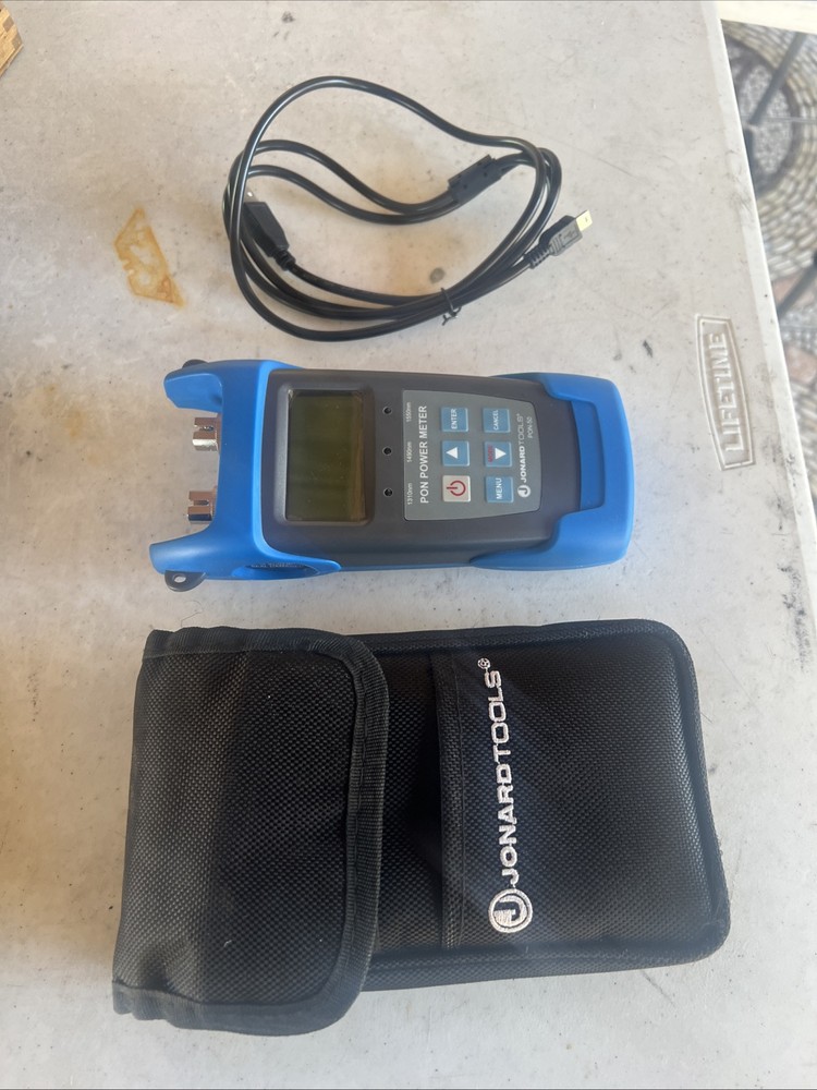 Jonard Tools PON-50 BPON/EPON/GPON Passive Optical Network Power Meter