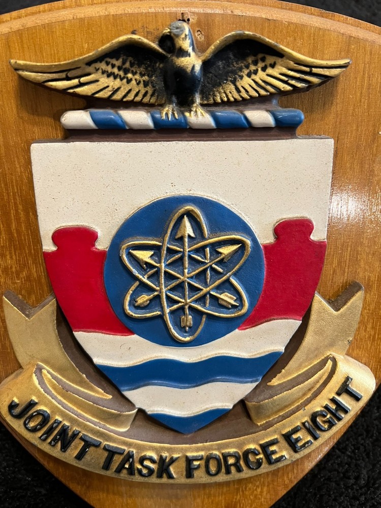US Atomic Bomb Testing Joint Task Force 8 Wall Plaque 1962 Operation Dominic