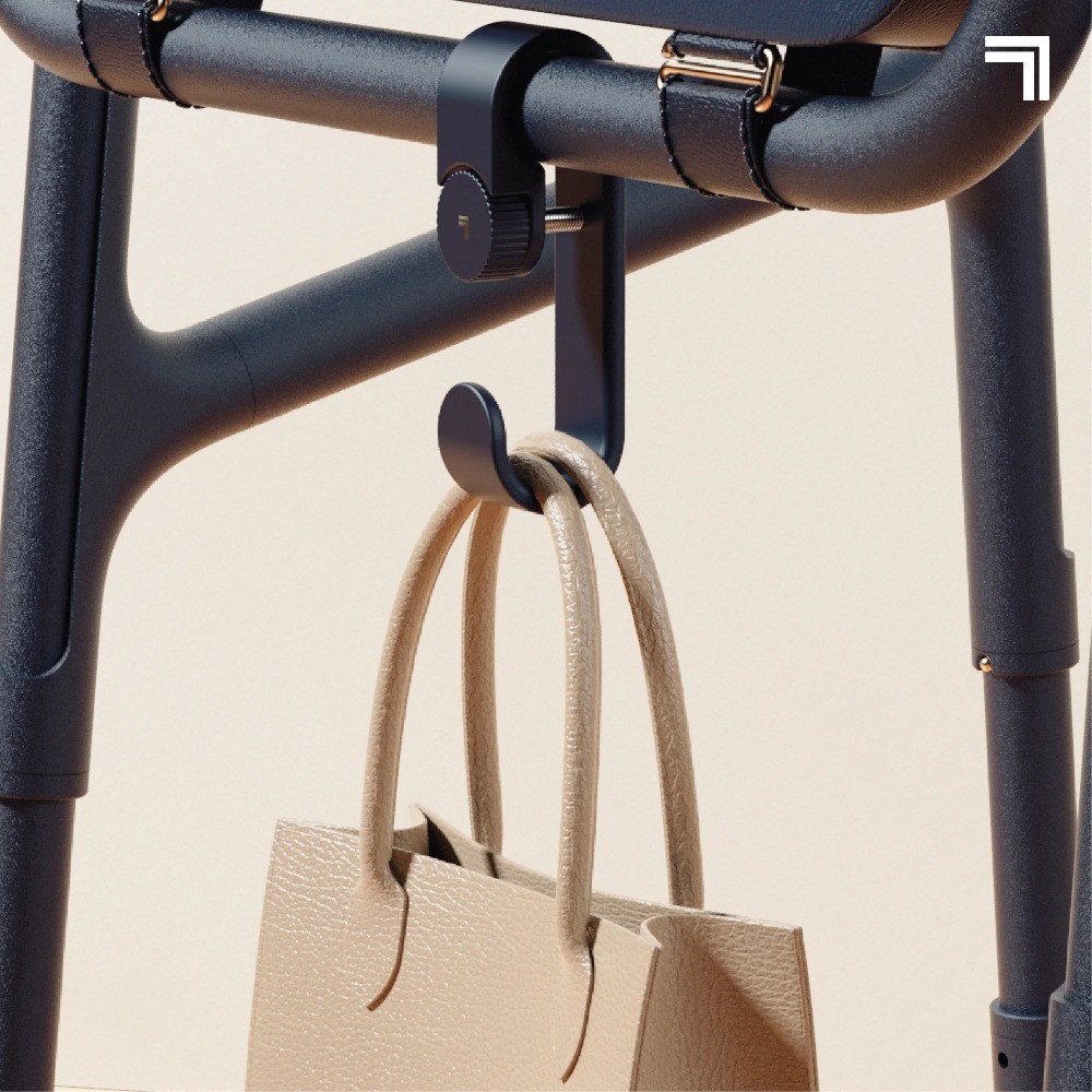 Sharper Image Walker & Wheelchair Hooks, Bag/Cup Holder, Mobility Accessory​