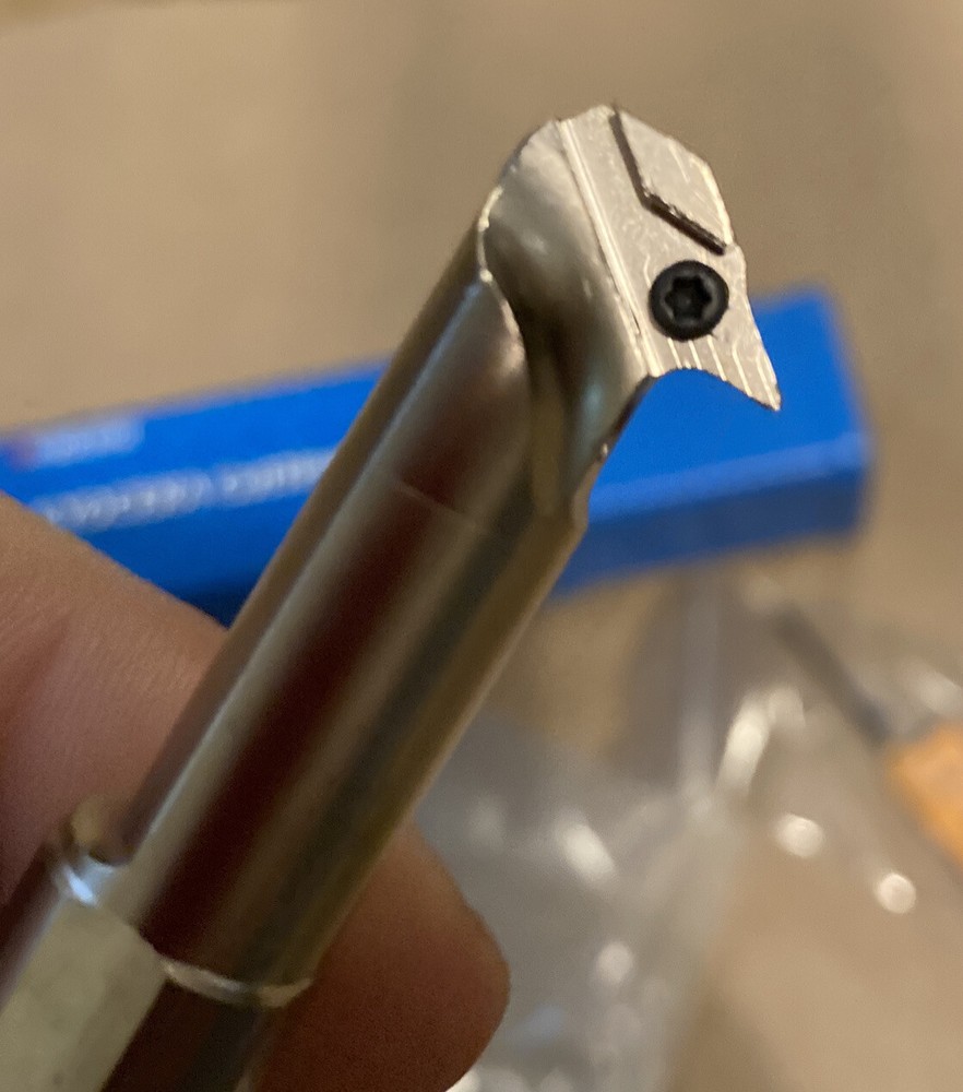 KYOCERA 1/2 Profiling Boring Bar Indexable Diamond Shape Insert A08M-SVZCL 1.5AE