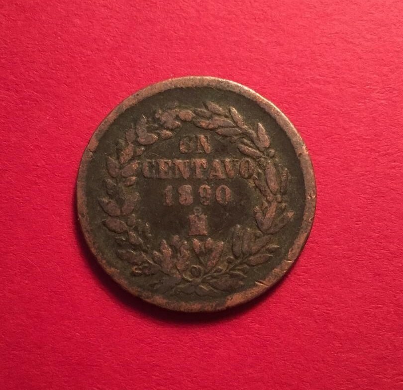 18 Century Coin! Mexico (One Cent) Un Centavo 1890