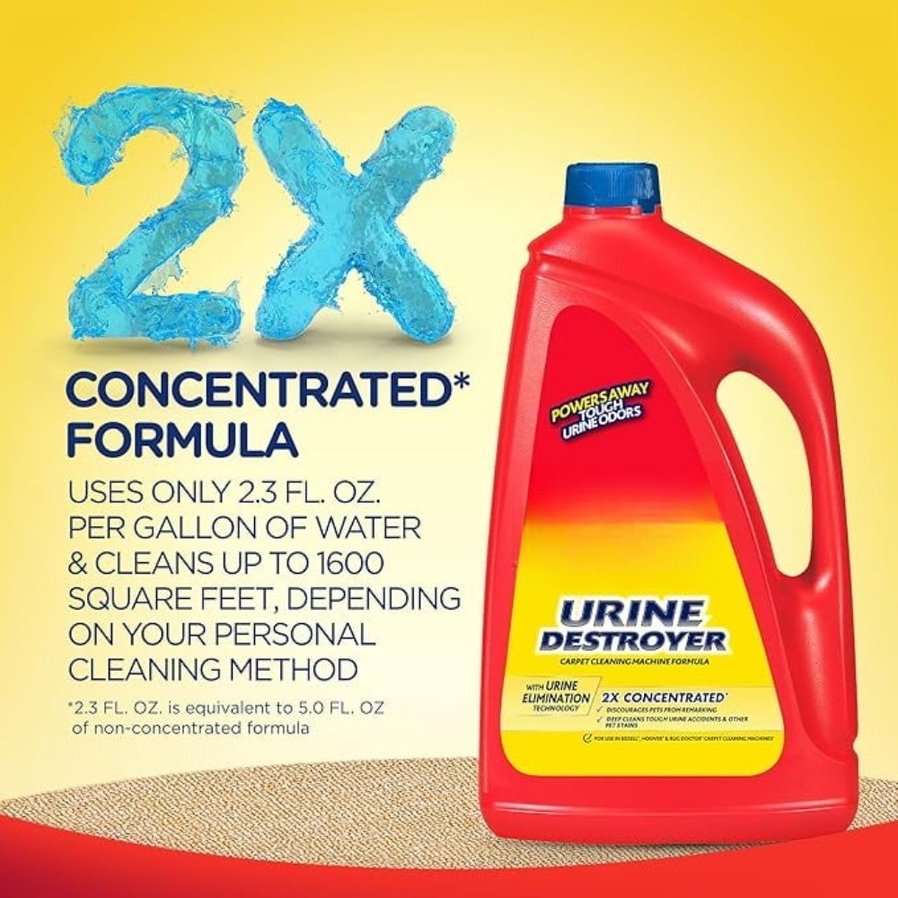 Urine Destroyer 2x Carpet Stain Cleaner Solution