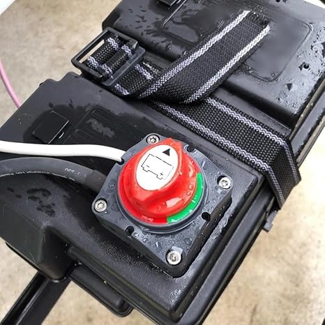Battery Switch, 12-48 V Battery Power Cut Master Switch Disconnect Isolator for