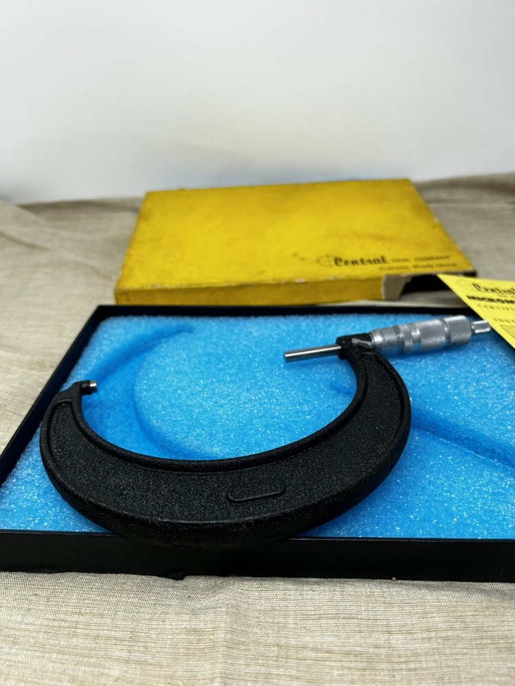 CENTRAL TOOL CO #52RL 4"-5" Micrometer Spindle Lock and Friction Stop