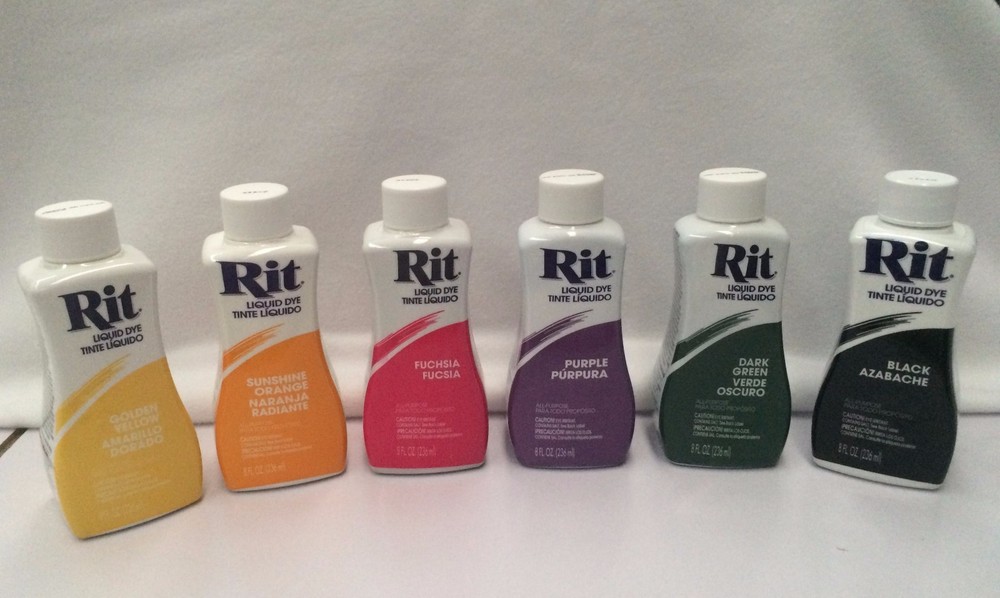 RIT ALL PURPOSE LIQUID DYE : 8oz ( 236ml)  : $14.50 PER BOTTLE