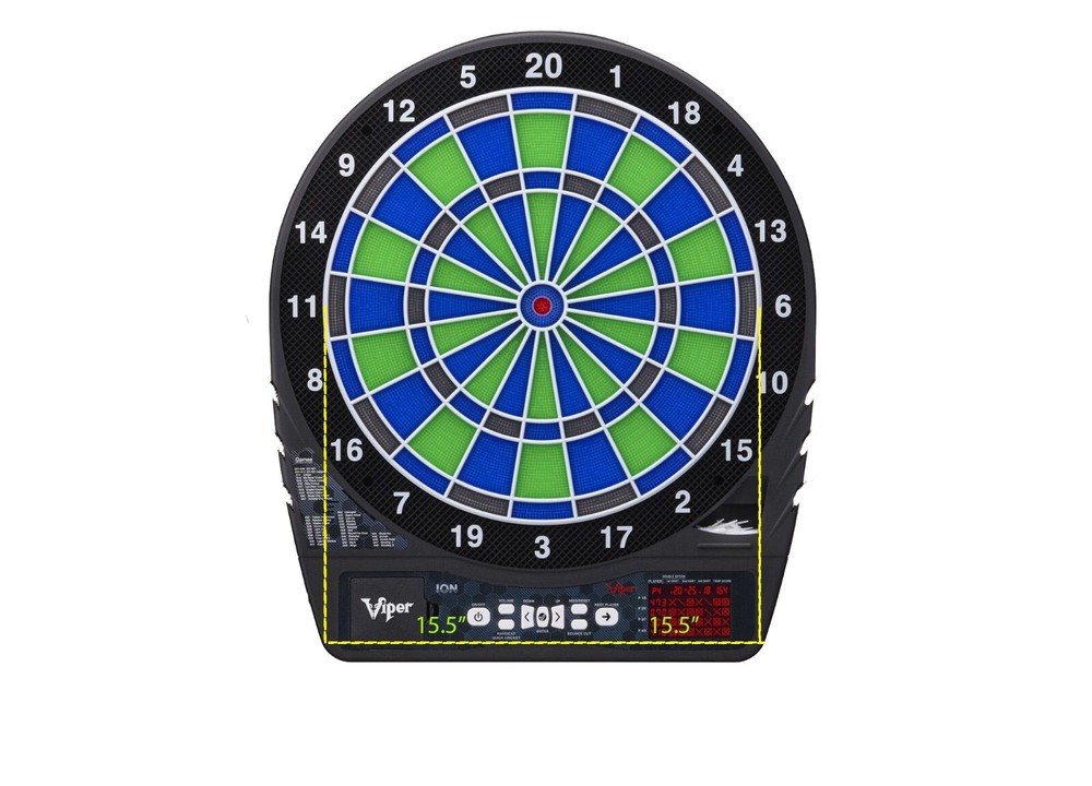 Focus Foam Soft Tip Cricket Electronic Dartboard Training Pad (15.5")