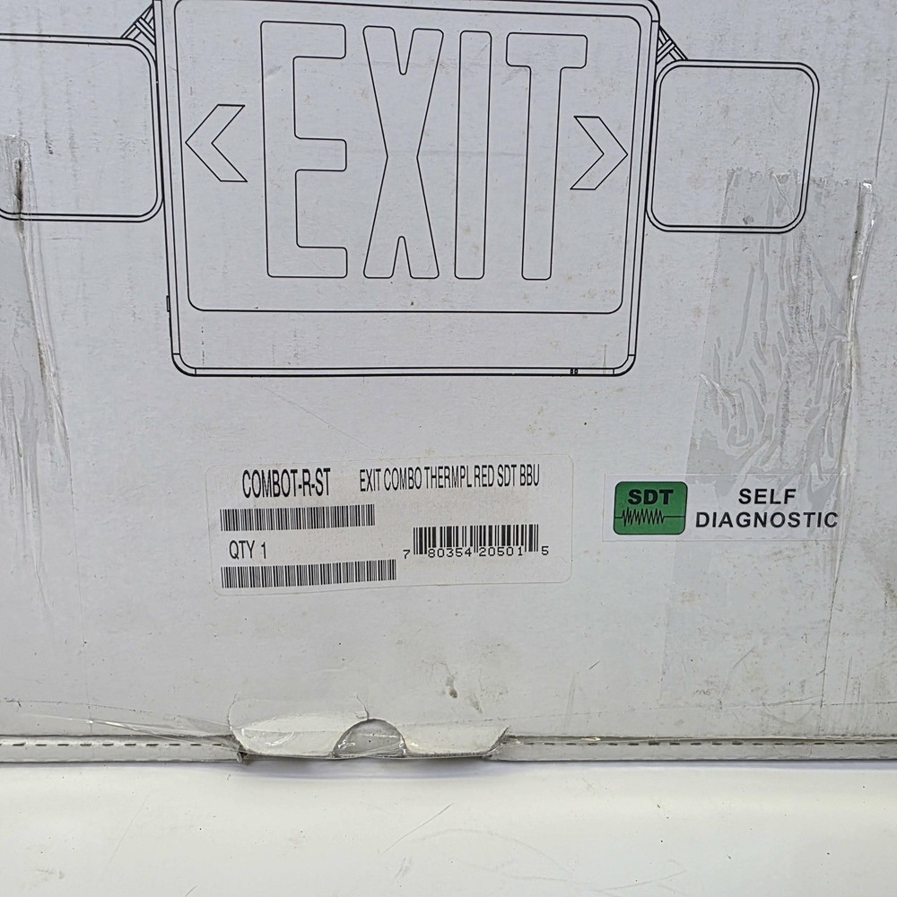 Crescent Lighting model CPRW32EN LED exit sign with emergency lighting