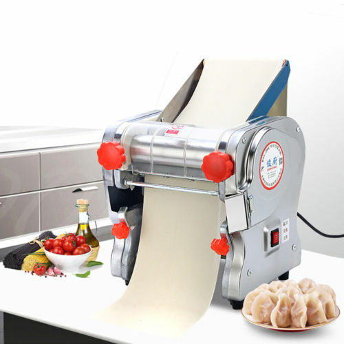 Electric Pasta Making Machine Noodle Spaghetti Maker Dough Roller 2mm/6mm Cutter