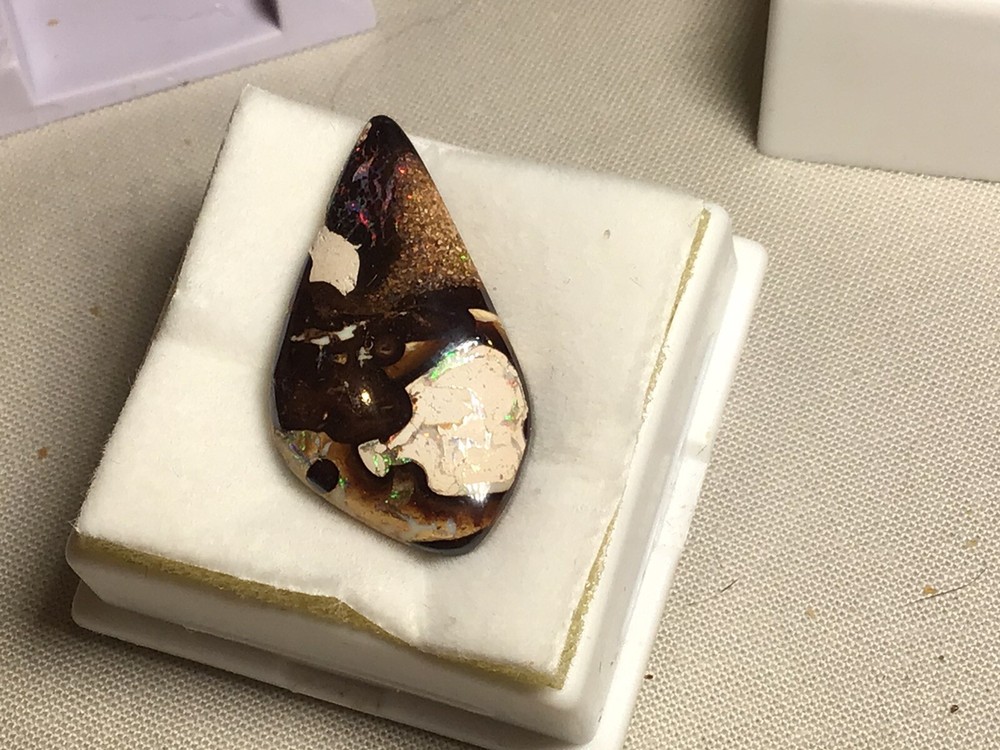 All Natural Solid Australian Boulder Opal, 16.65 carats