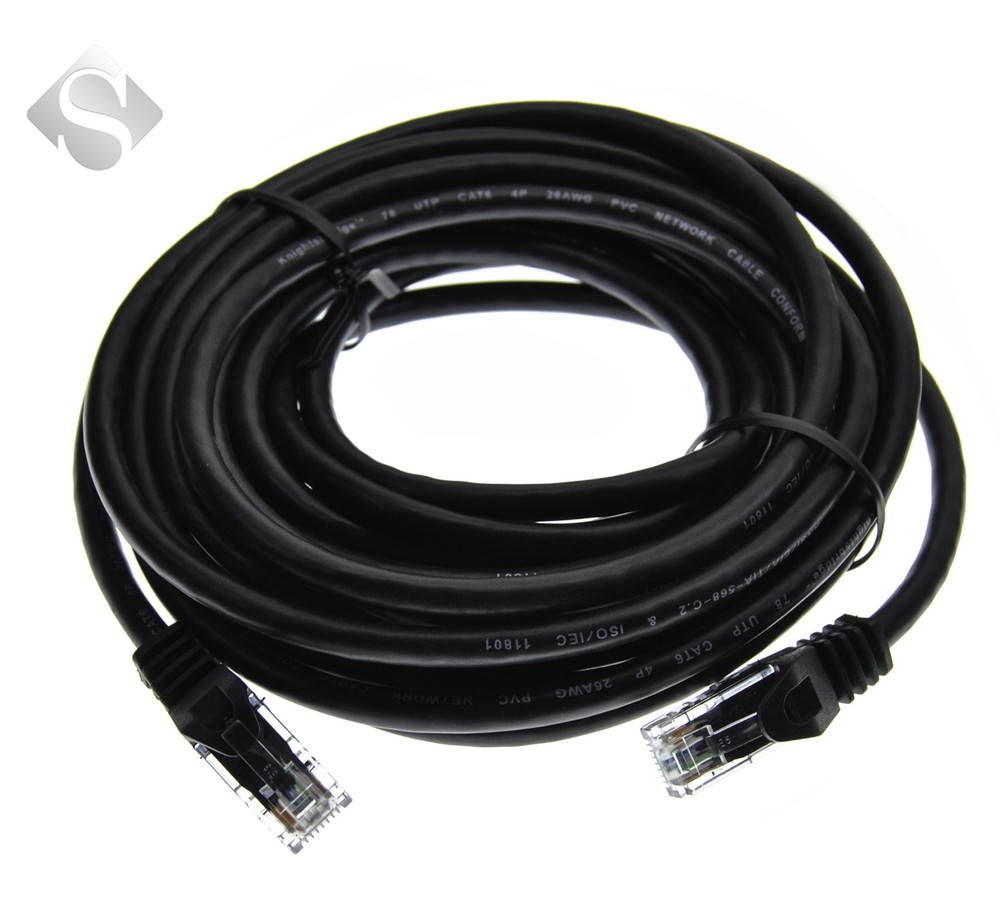 MLA Knightsbridge NETC65M Five Metres Black UTP Cat6 Networking Cable