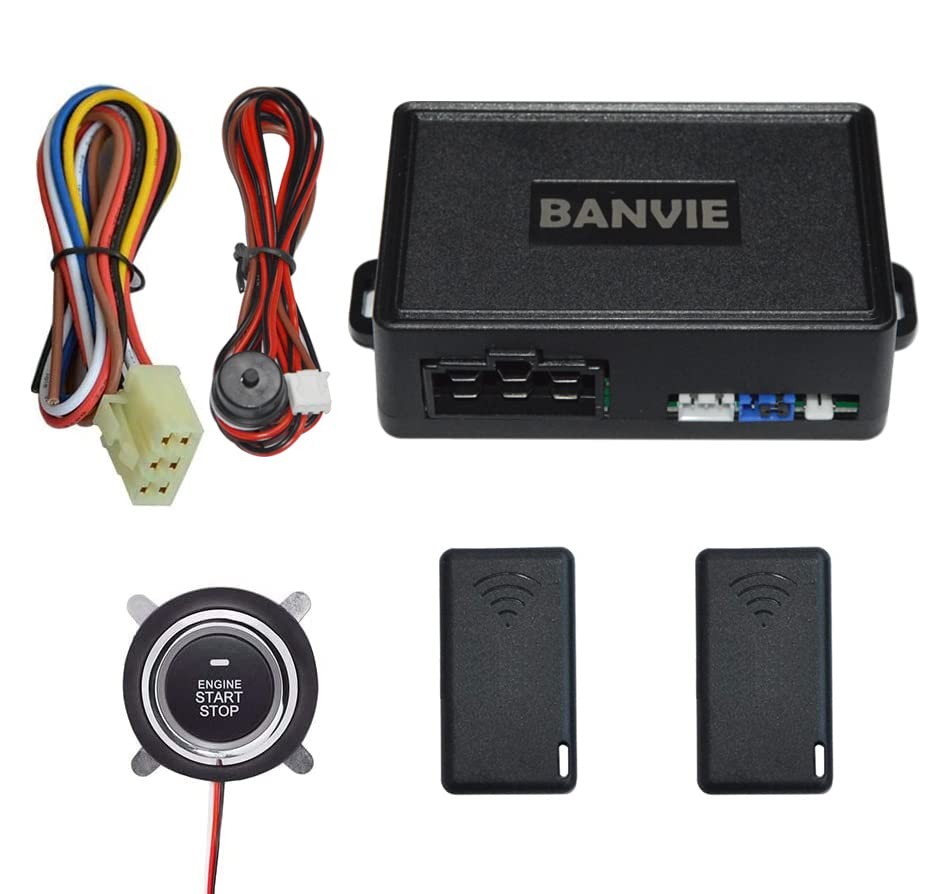 Push to Start Ignition Kit Engine Start Stop Button Keyless Go System Car