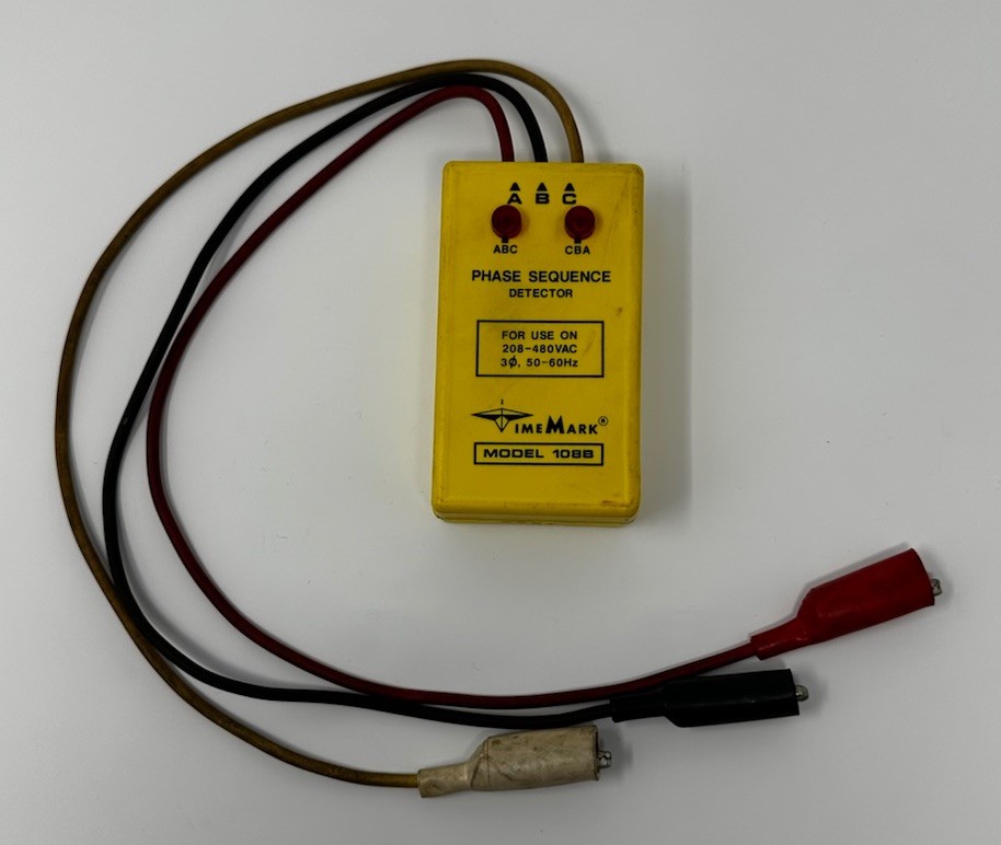 TimeMark Model 108B Phase Sequence Detector Tested Works