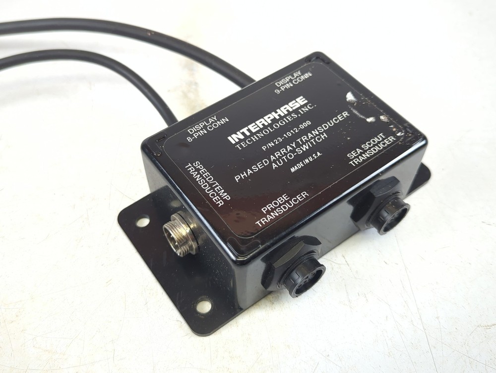 Interphase 23-1012-000 Twinscope FishFinder Phased Array Transducer Auto Switch