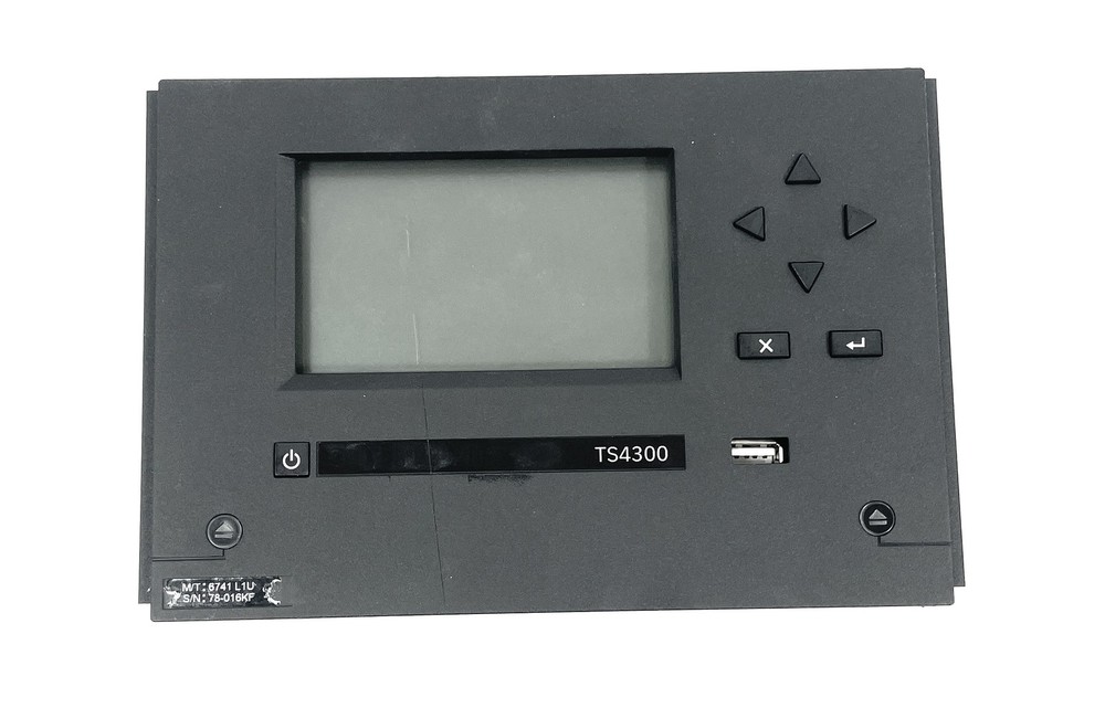 IBM TS4300 Front Panel Control Panel LCD Display 376 473 001-01 W/ Bezel
