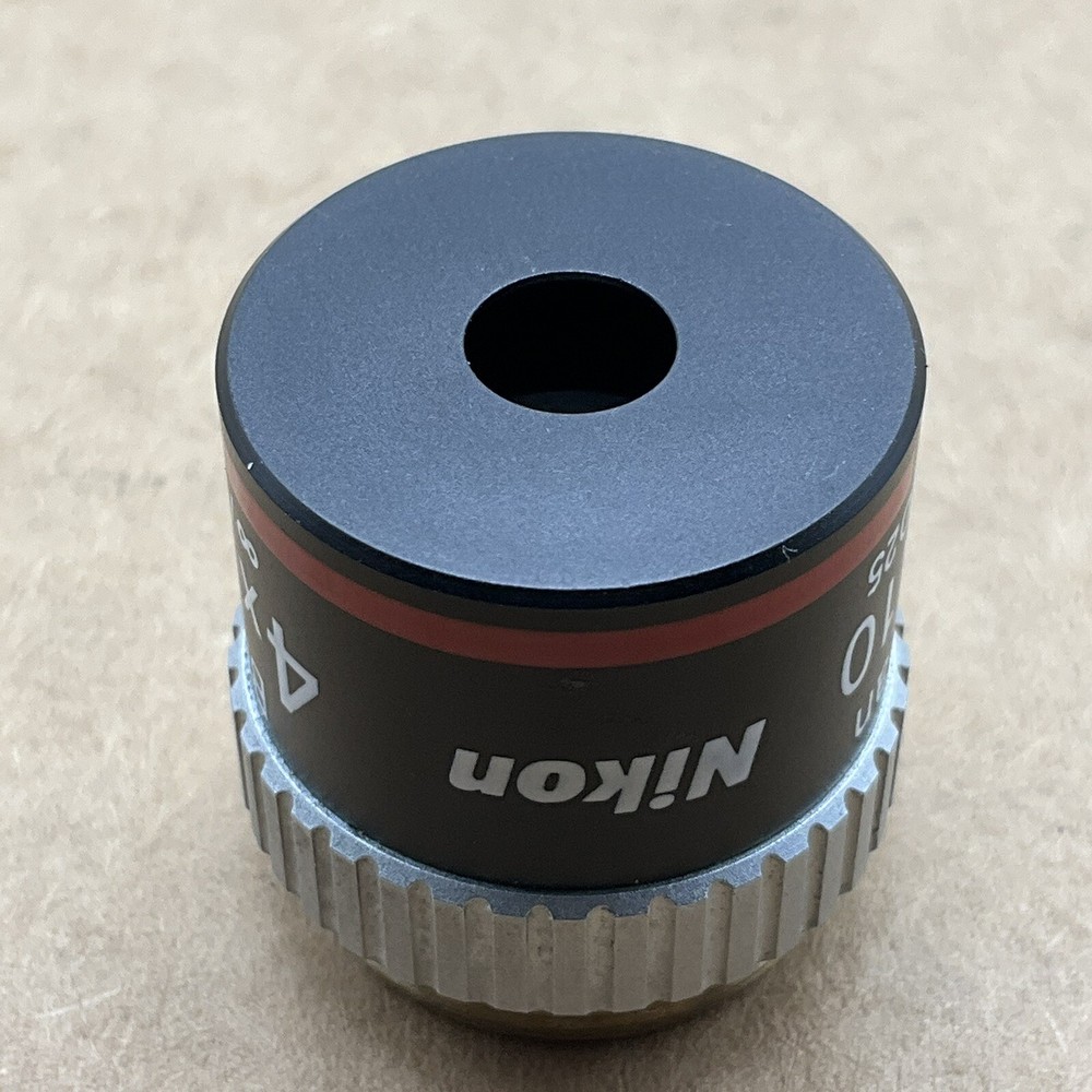 Nikon BE Plan 4x/0.10 ∞/- WD 25 Microscope Objective
