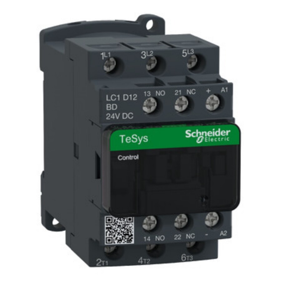 1pcs Schneider LC1D12BDC 24VDC contactor 3Poles 12A
