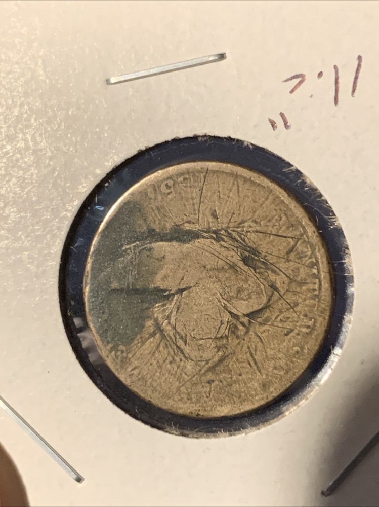 1857 FLYING EAGLE CENT ~ PHALLIC TOKEN ~