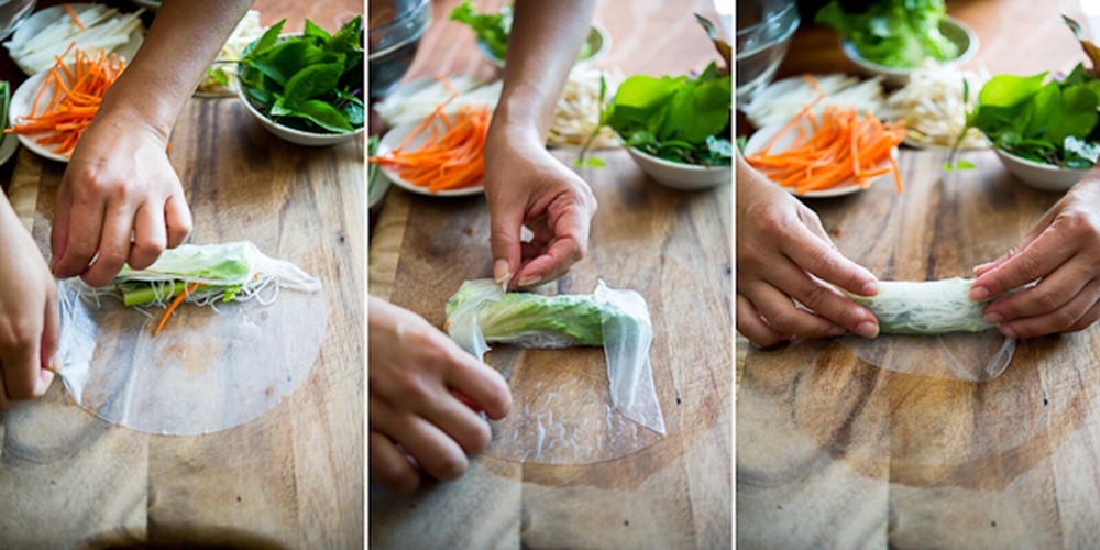 Vietnamese Spring Roll Tapioca Sheet DEO Wrapper 22 cm Three Ladies 12 Oz.(2-pk)