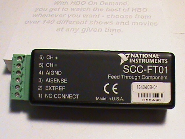 National Instruments SCC-FT01 Feedthrough Module