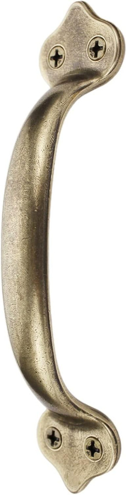 Vintage Solid Brass Pulls, Antique Copper|Rustic Barn Door Grab Handles|Kitchen