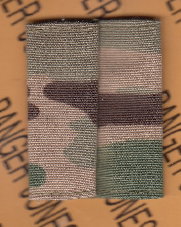 US ARMY Enlisted SERGEANT SGT E-5 OCP ~2" rank jacket loop patch