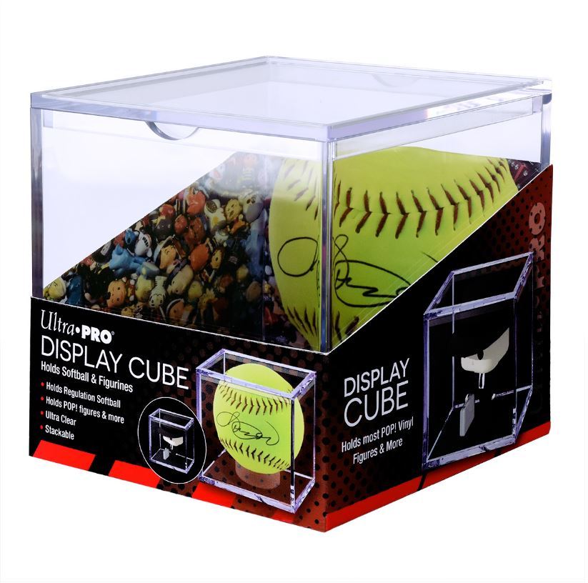 Ultra Pro Softball Holder or Figurine Cube Protective Storage Case - Stackable