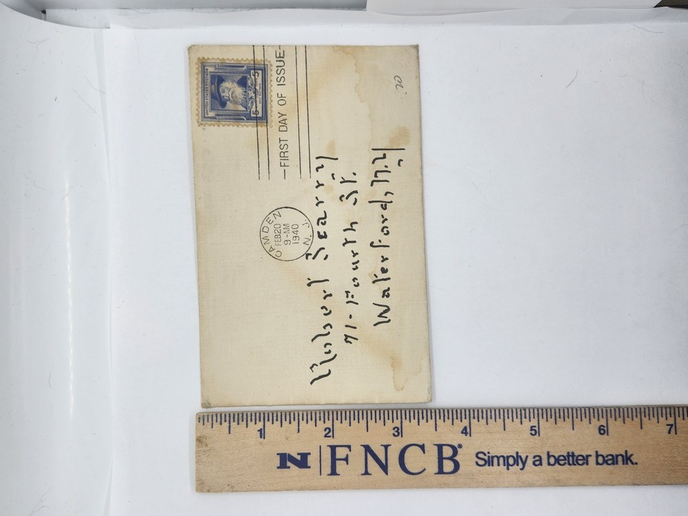 SCOTT # 867 WALT WHITMAN FAMOUS AMERICAN 5 CENT STAMP First Issue