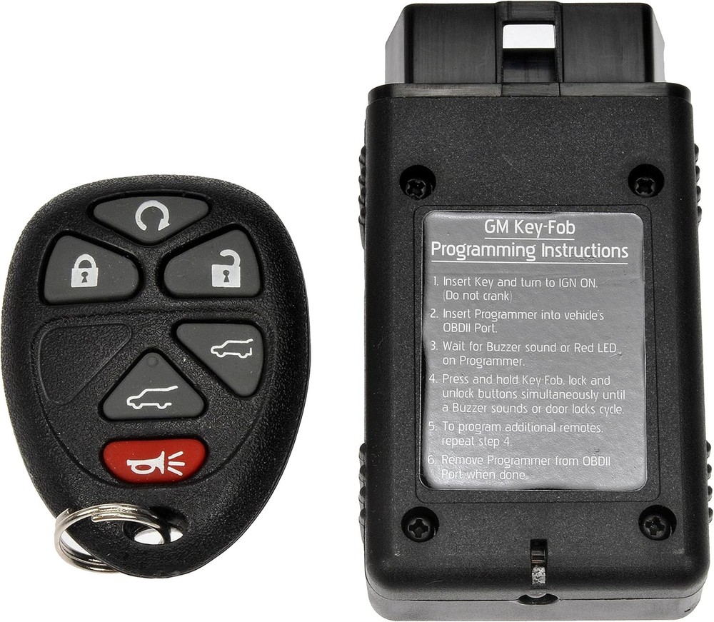 Dorman 99156 Keyless Entry Remote 6 Button Compatible with Select Black