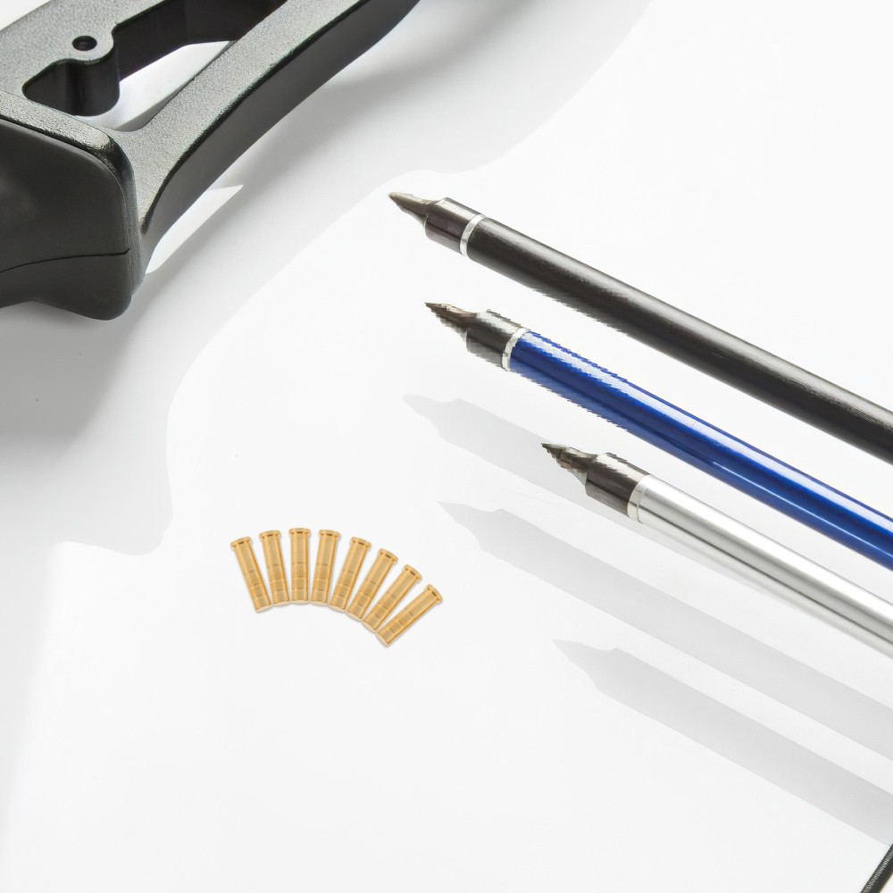 12 Pcs Arrow Connection Seat Points Insert Archery Connector Accessories Brass