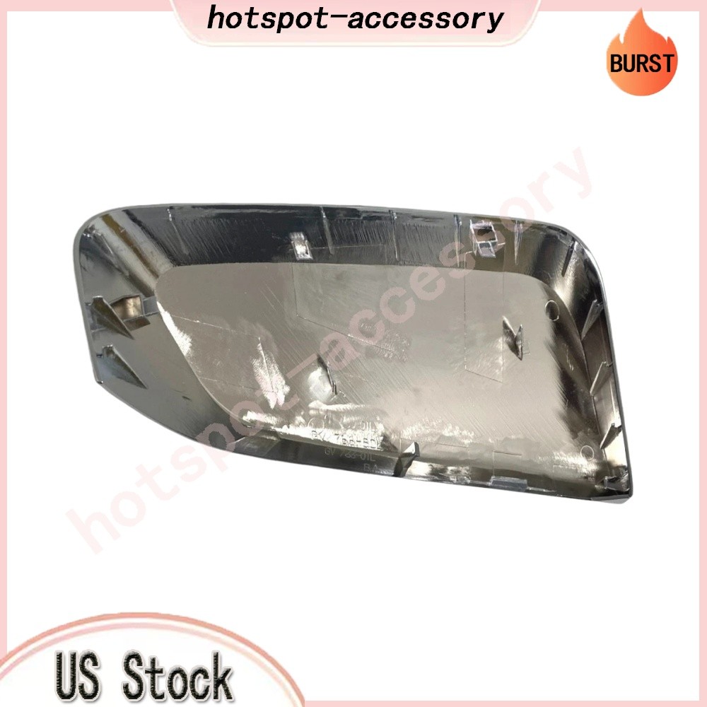 Left Side Driver Side Mirror Cover Cap For 2014-2019 Chevrolet IMPALA Chrome