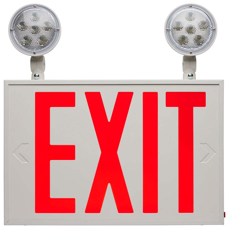 SATCO EXIT SIGN/LIGHT DH - RED - NYC