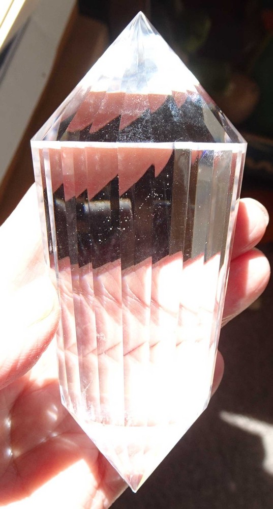 Clear Quartz Vogel 24-sided Crystal -   v2004