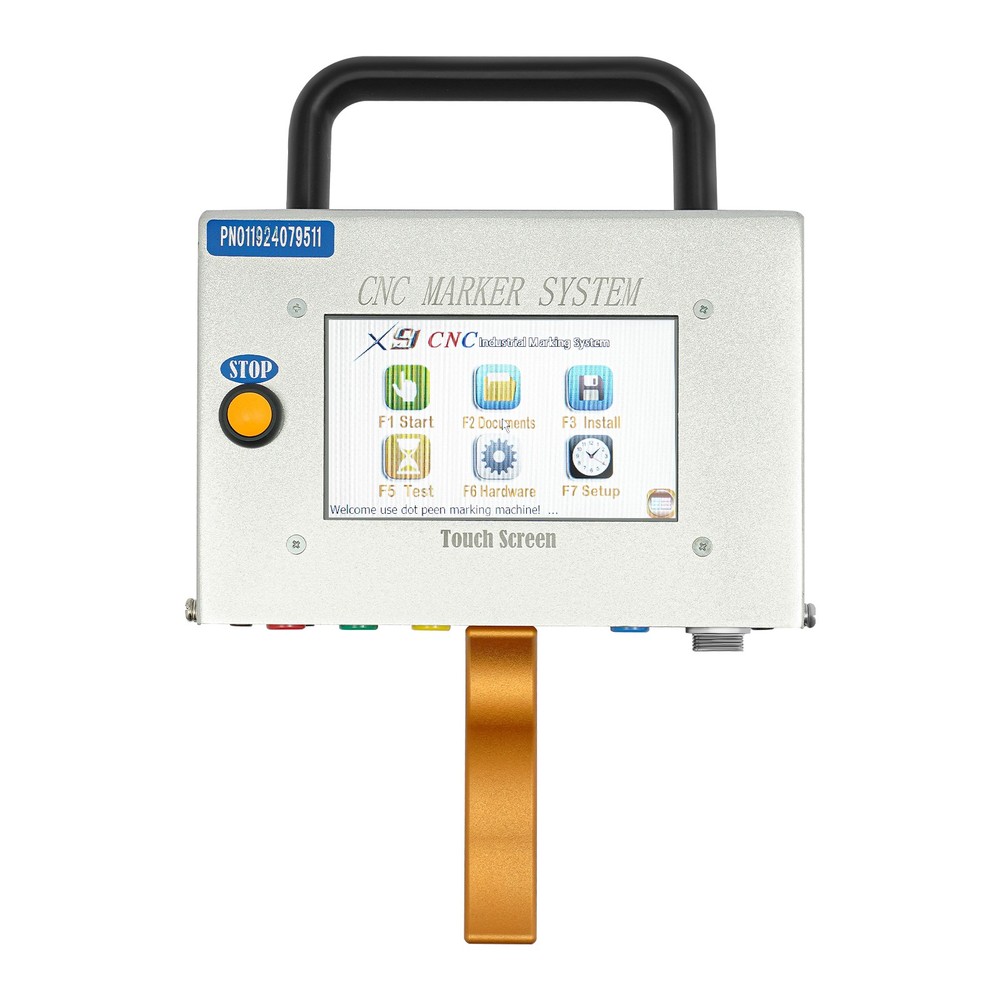 Portable Metal VIN Code Engraving Printer Touch Screen Dot Peen Marking Machine