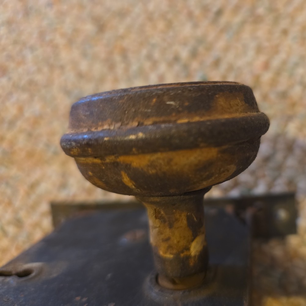 Vintage Door Knobs And Mechanism See Description