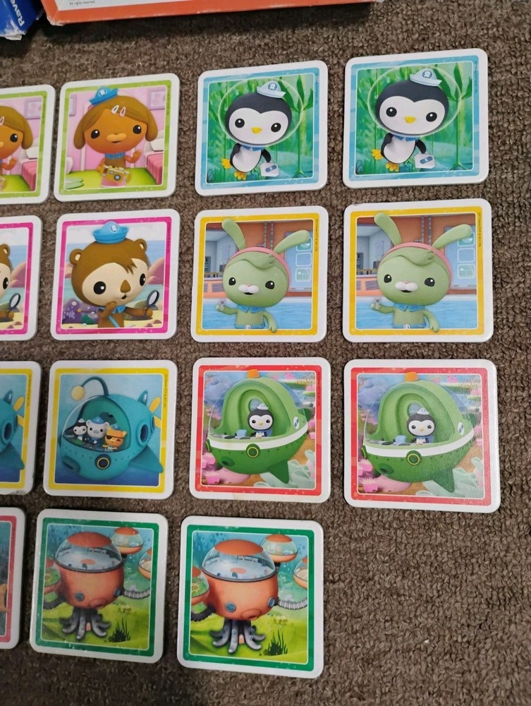 HTF Vintage Ravensburger Octonauts Show Memory Game Matching Game