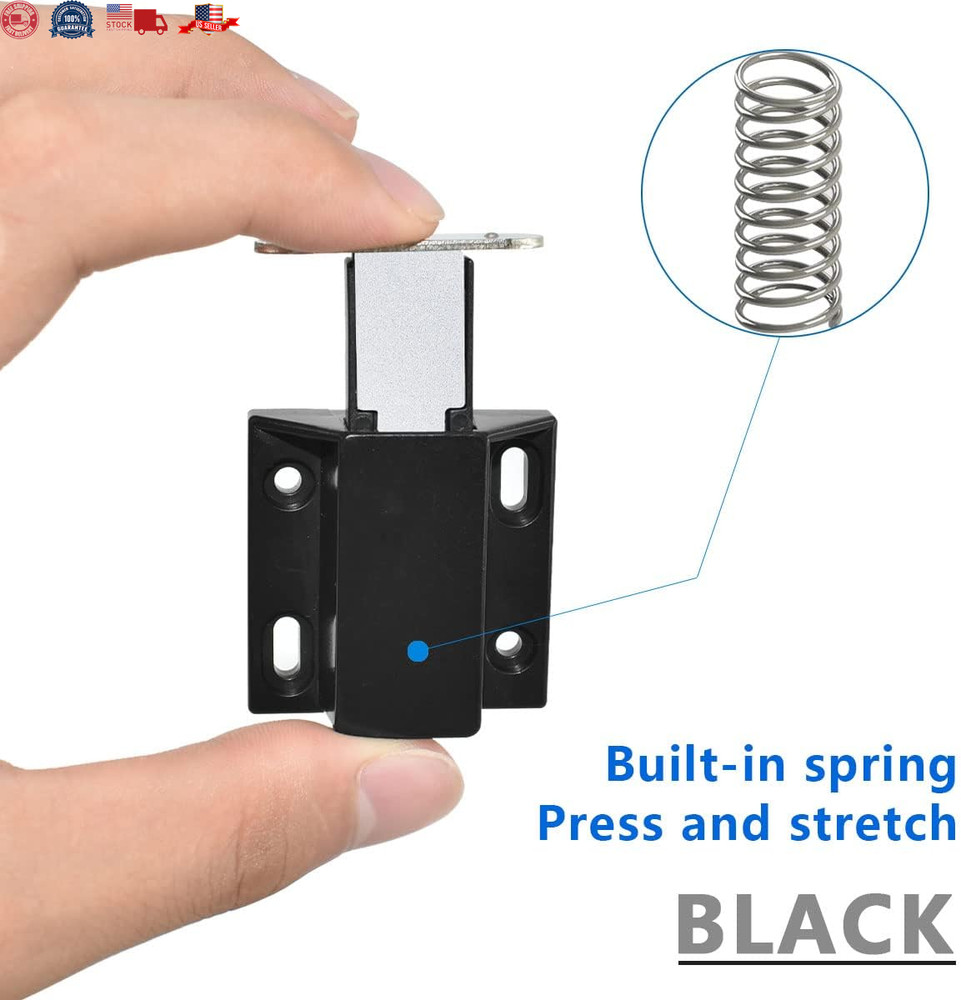 10 Pack Magnetic Push Latch Catch Push to Open Latch Pressure Touch Release C