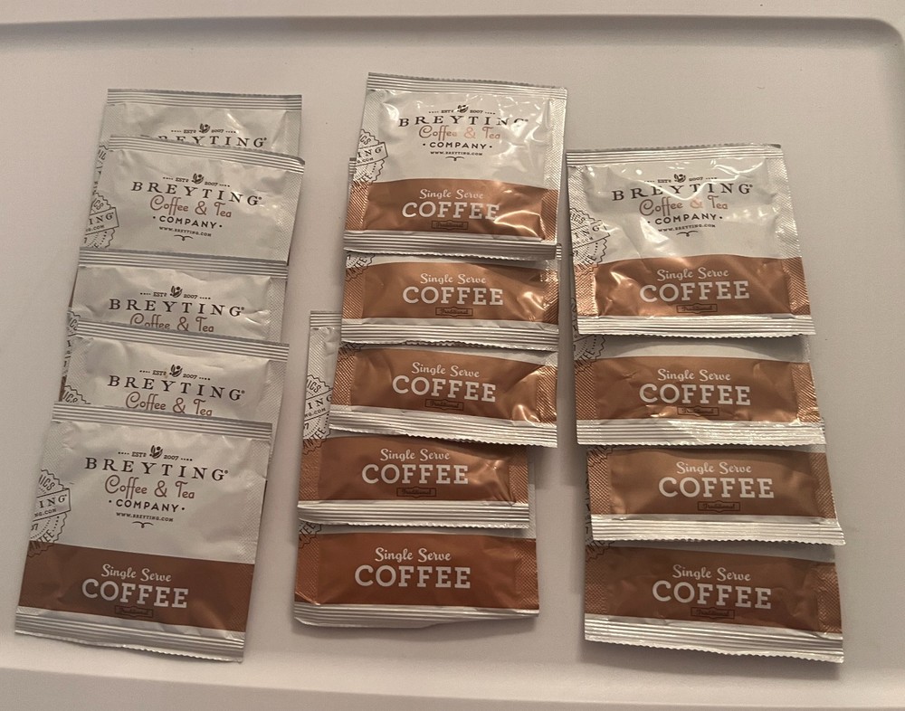 Lot of 14 Breyting Medium Roast Regular Coffee Single Serving Packets
