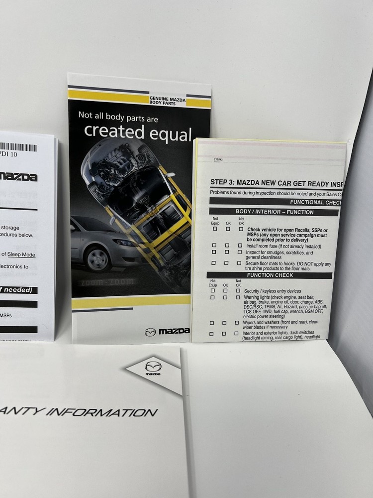 2013 Mazda CX-9 Owners Manual OEM Complete Set