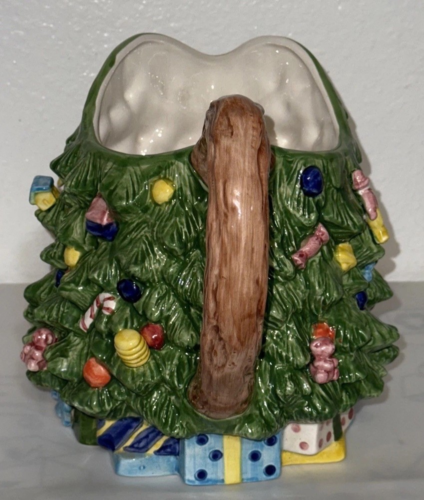 Large Water Pitcher Christmas Tree ornaments presents doll ceramic RCPC