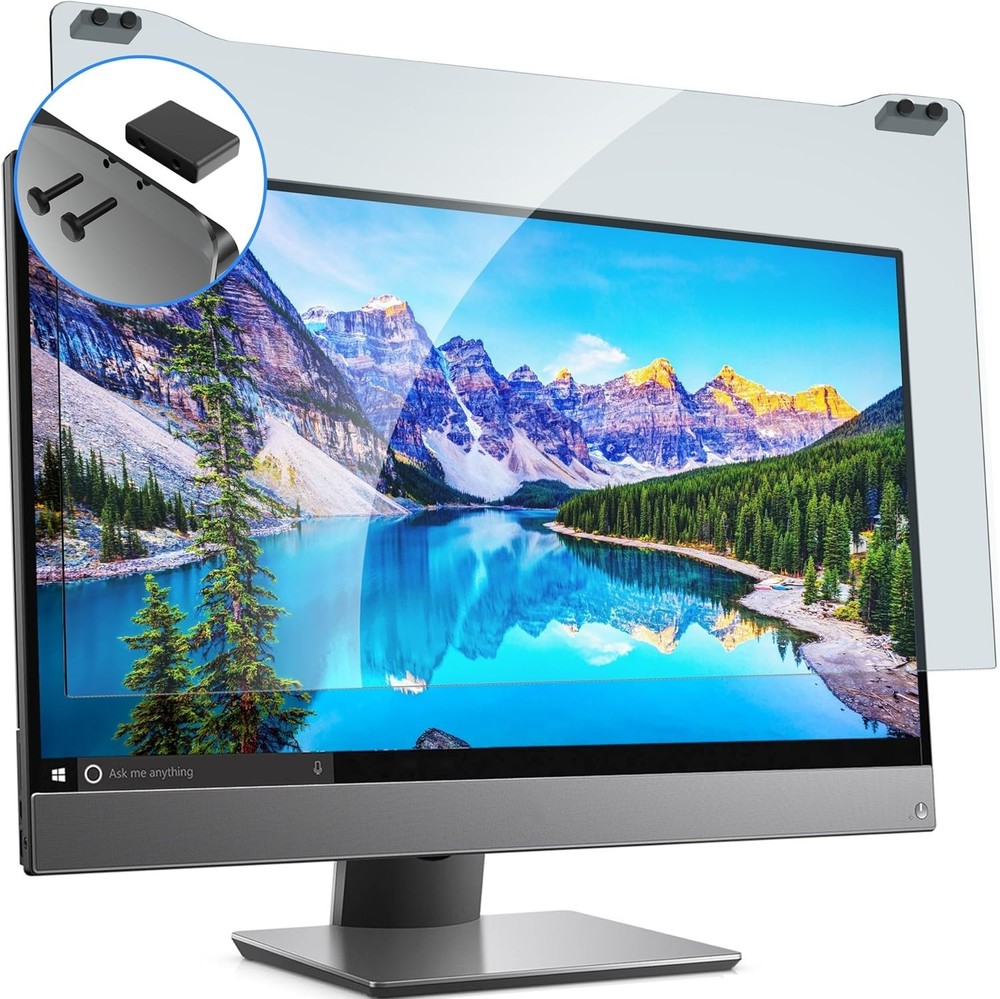 UV Blocking Computer Screen Protector for 28 Inch Monitors, Eye Strain Relief