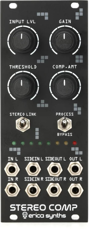 Erica Synths Stereo Compressor Eurorack Module