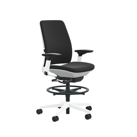 Steelcase Amia stool - Black Fabric - Open Box -