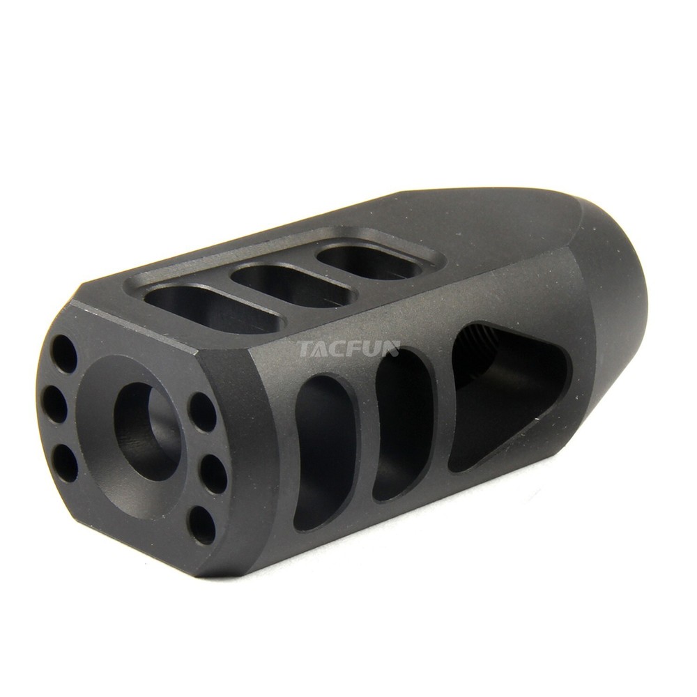 9MM Tanker Style Muzzle Brake 1/2x36 Thread Pitch