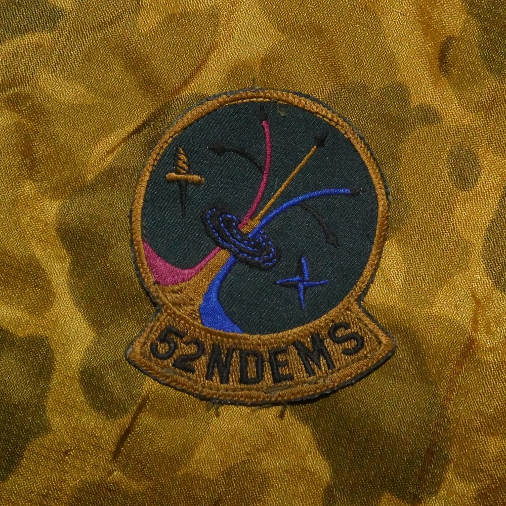 Original USAF 52nd Equipment Maintenance Squadron Foreign-Made Subdued Patch